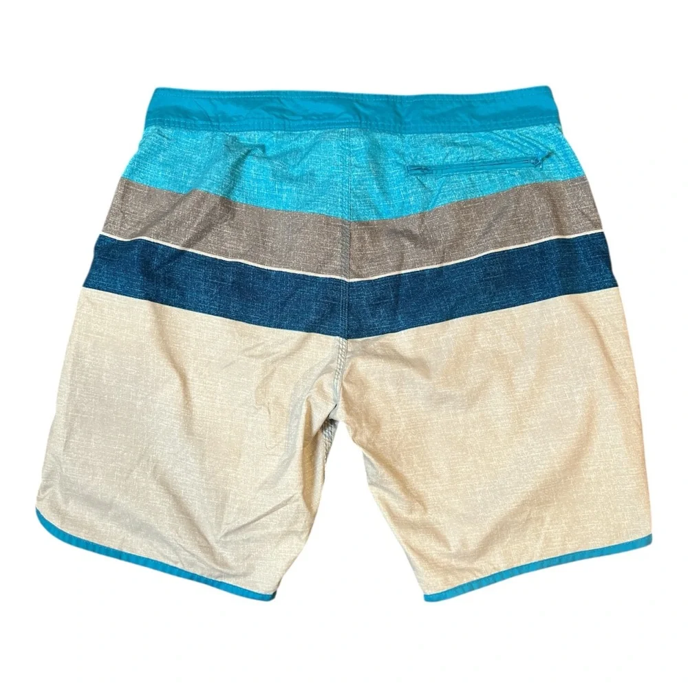 Old Navy Men’s‎ Swim Board Shorts Color Blue & Gray Size Large
